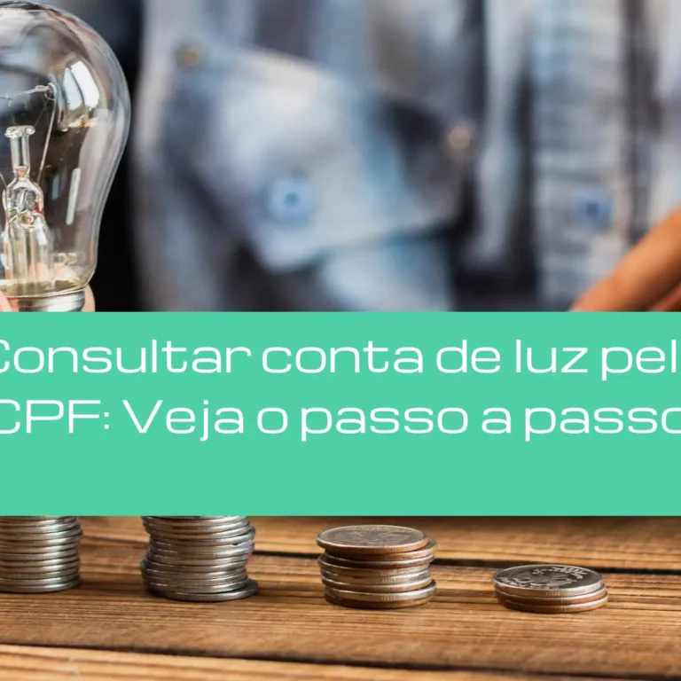 Consultar conta de luz pelo CPF: Veja o passo a passo!