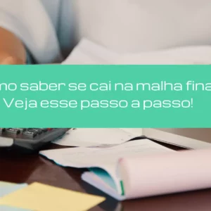 Como saber se cai na malha fina? Veja esse passo a passo!