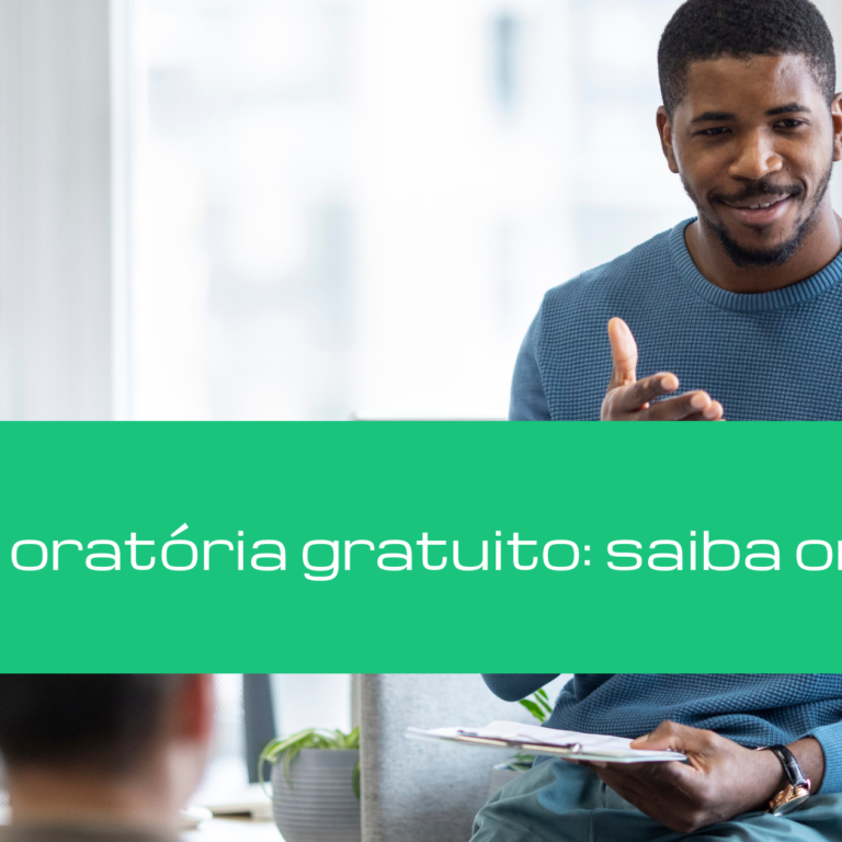 Curso de oratória gratuito: saiba onde fazer!