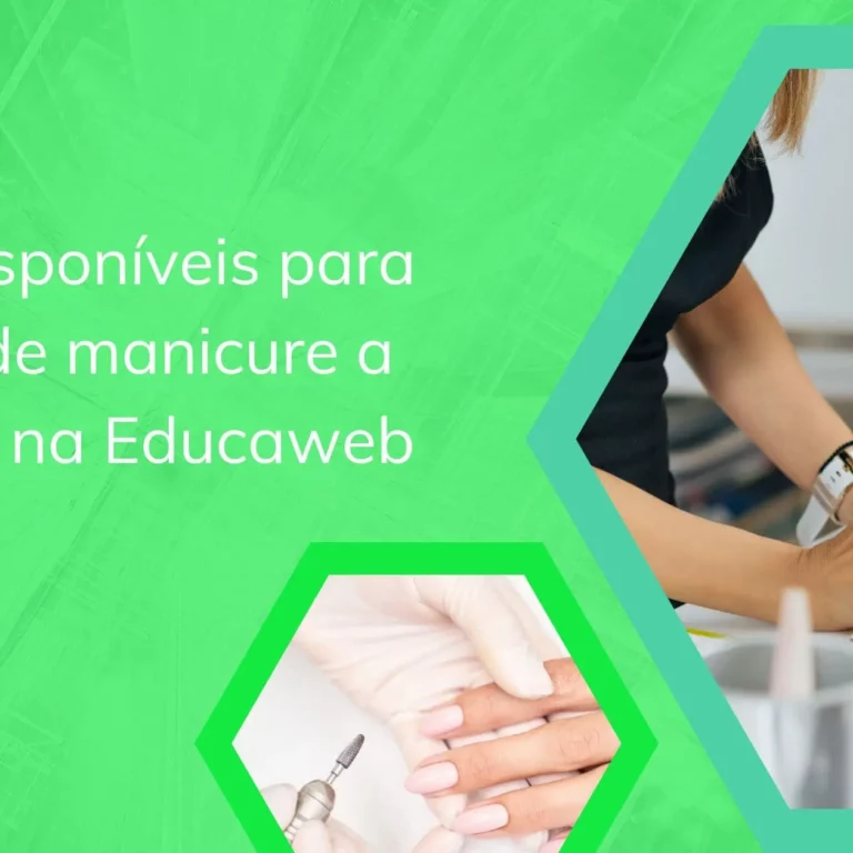 Vagas disponíveis para o curso de manicure a distância na Educaweb