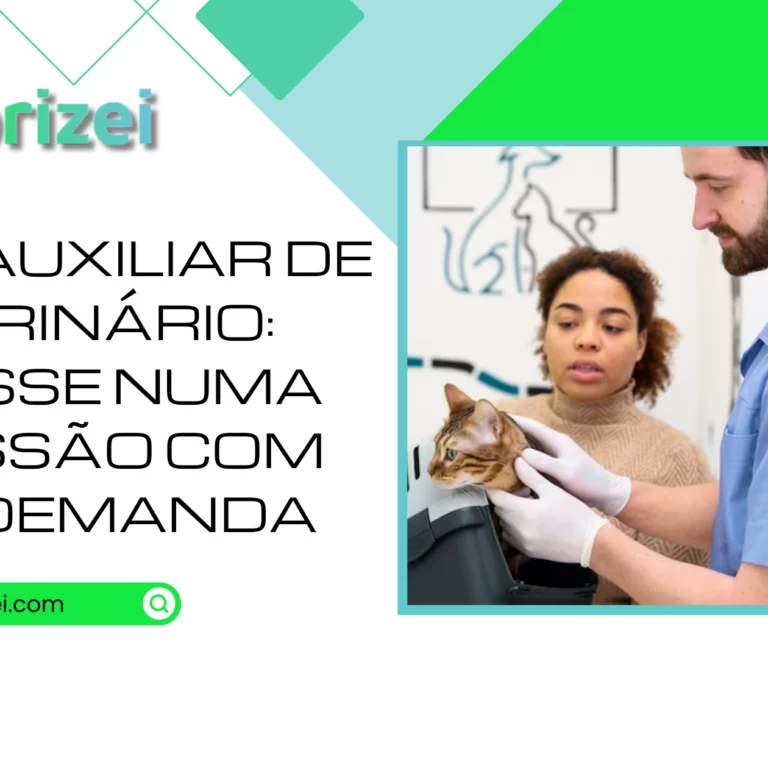 Curso auxiliar de veterinário: ingresse numa profissão com alta demanda