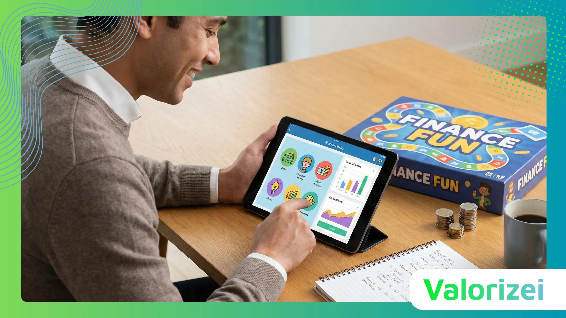 aprender sobre dinheiro de forma divertida