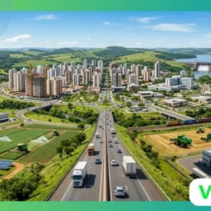 Interiorização da economia: cidades médias crescem mais em 2026